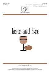 Taste and See SAB choral sheet music cover